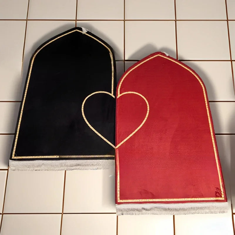Prayer mat couple heart deluxe